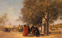 Ferdinand Heilbuth - The Greeting In The Park
